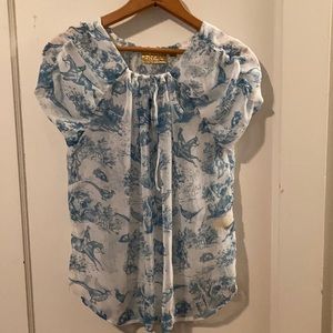 Princess Vera Wang  Sheer Toile Top (Junior L)